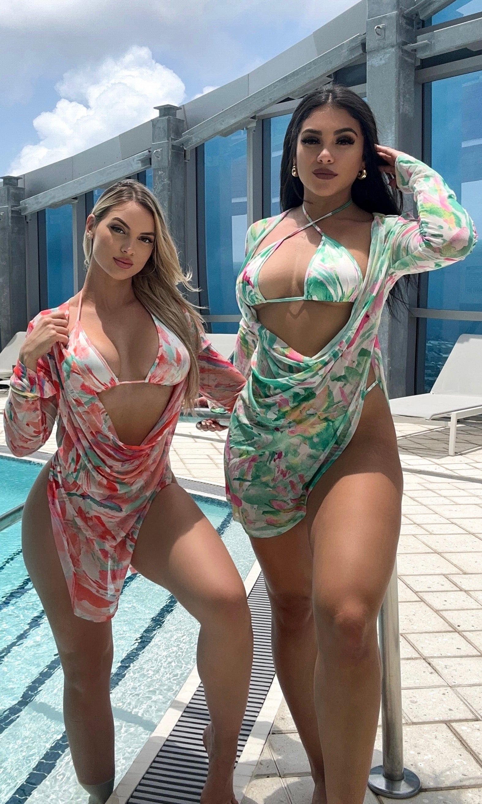 MEGGAN 3PC BIKINI SET (GREEN)