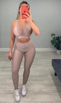 SUZY ACTIVE SET (NUDE) - Elite Styles Boutique