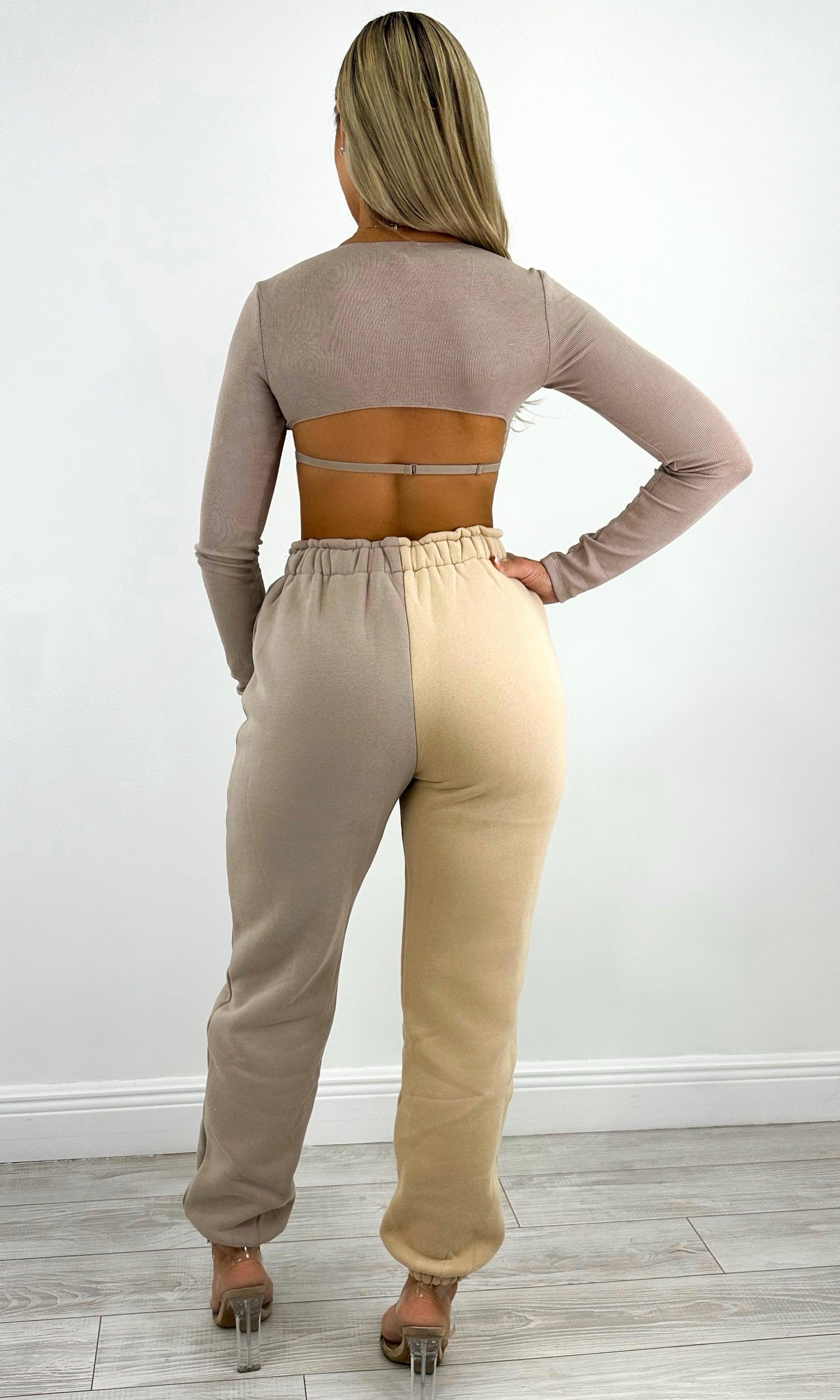 MELLY TWO-TONE SWEATPANTS - Elite Styles Boutique